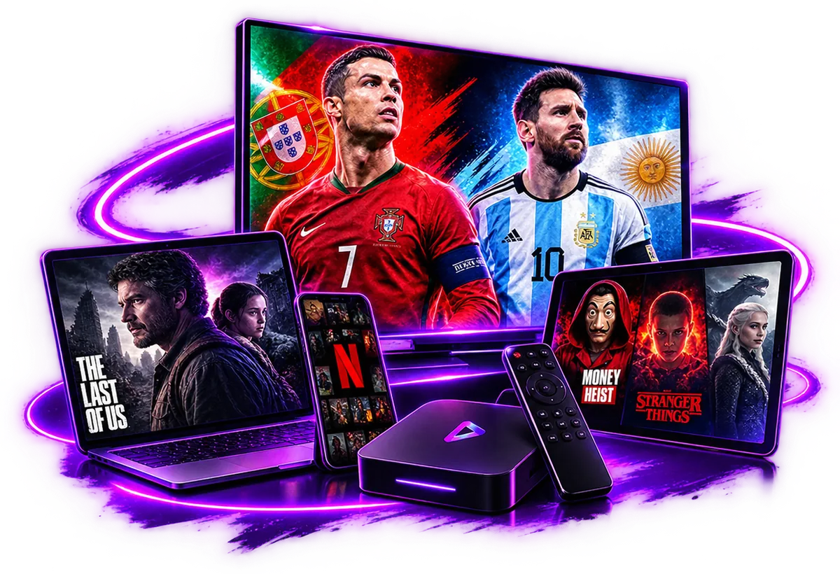 Live sports, movies and series on a TV, laptop, phone, tablet and streaming box